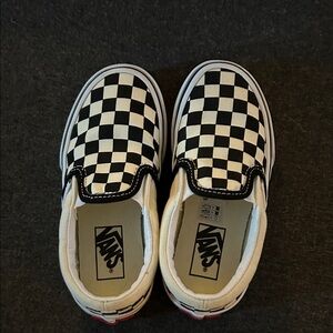 Vans Kids Checkerboard Slip-On Sneakers